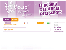 Tablet Screenshot of cjd-rhone-alpes.com